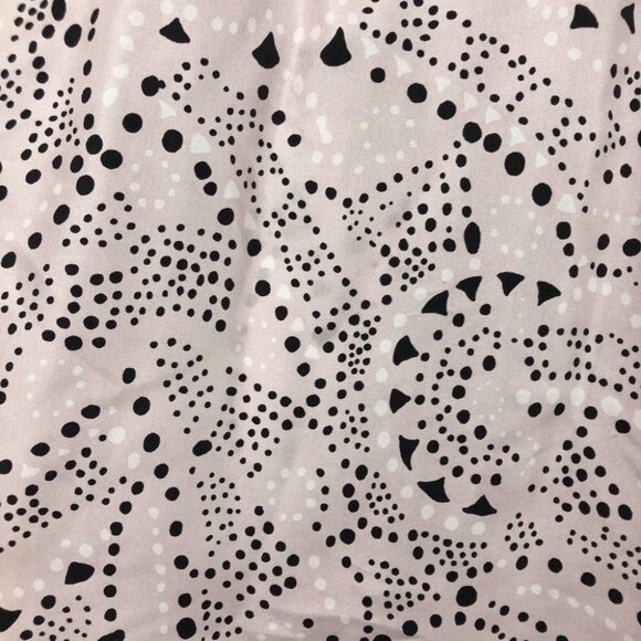 Cynthia Rowley Silk  high halter neck sleeveless geometric print blouse roses - Picture 6 of 13